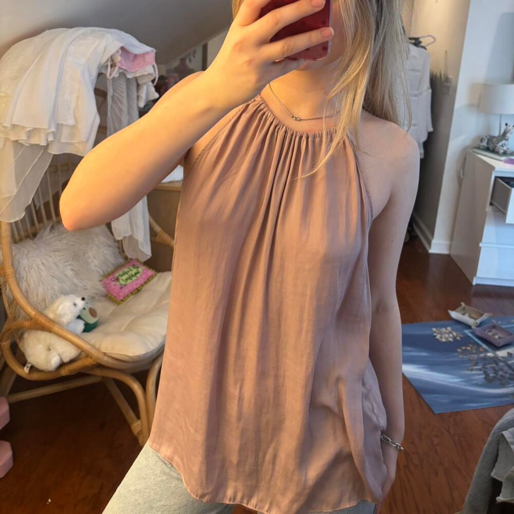 loft pink halter neck